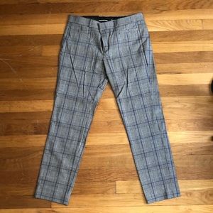 Cropped, plaid chinos - never worn